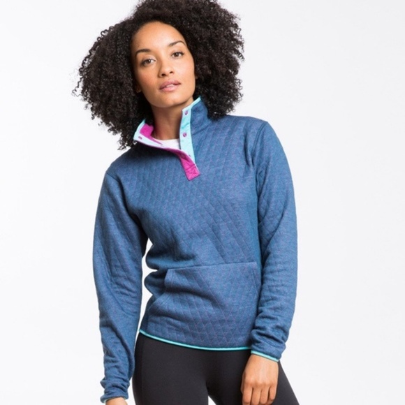 Marine Layer Jackets & Blazers - Reversible Lady Corbet pullover, blue/pink, small